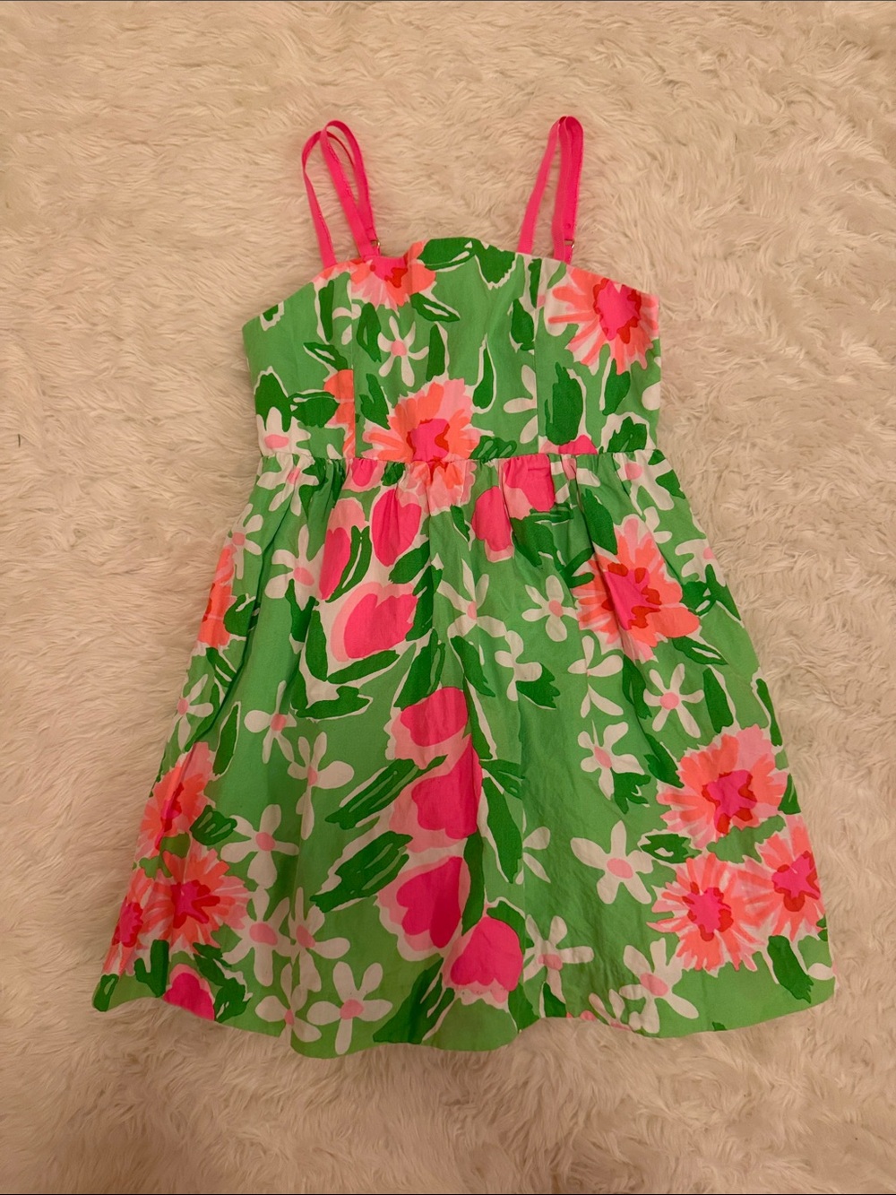 Lily Pulitzer Girls Pink & Green dress